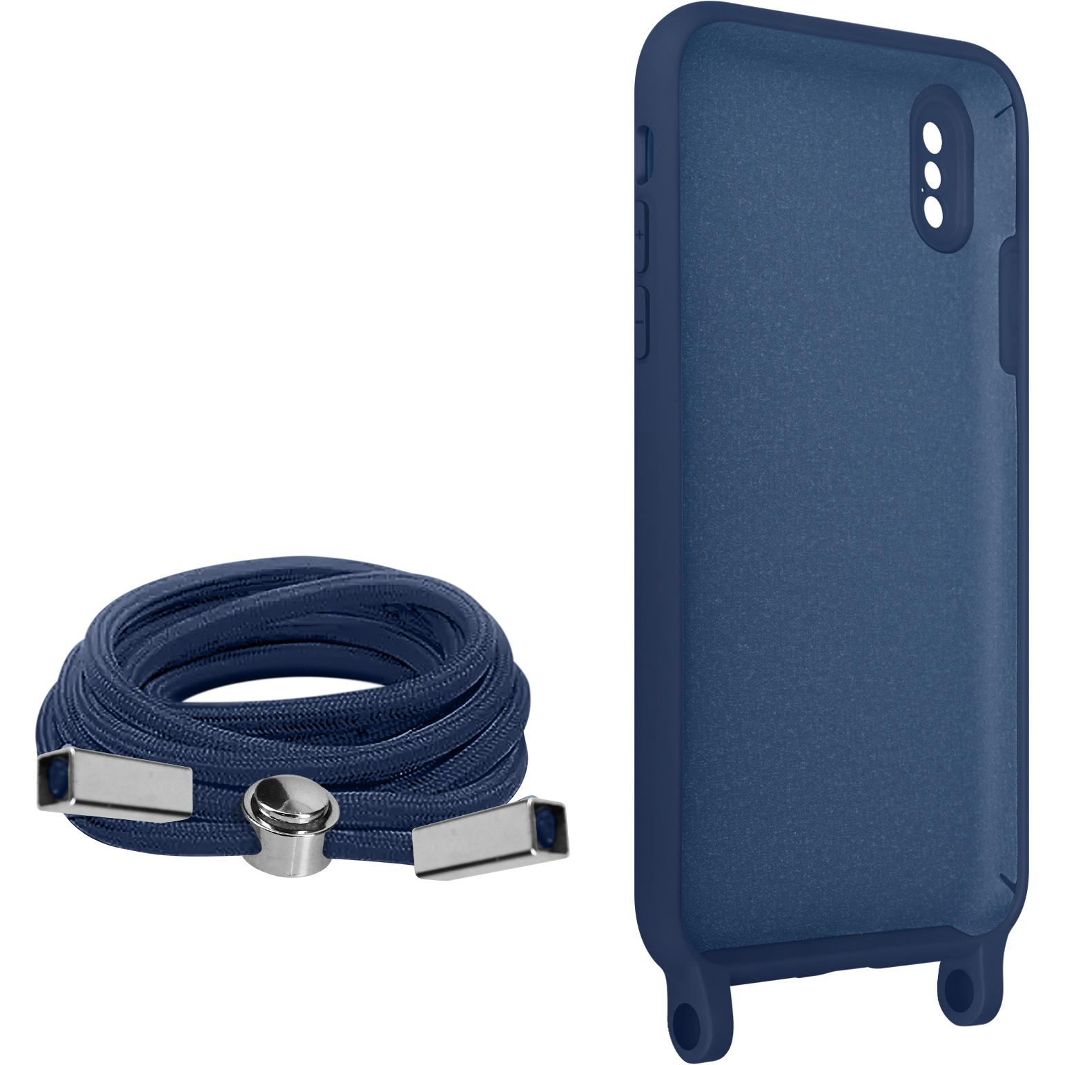 Thumbnail - Avizar Halbsteife Schutzhülle mit Kette Series, Handykette, Blau