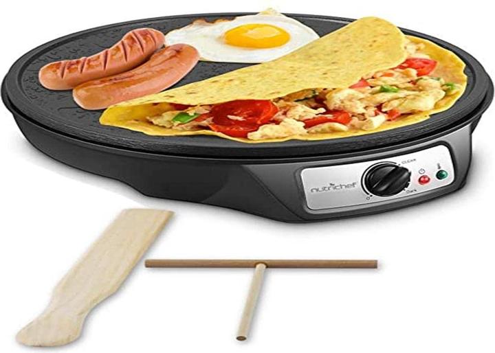 Produktbild Nutrichef PCRM12EU Elektro Griddle Crepe Maker