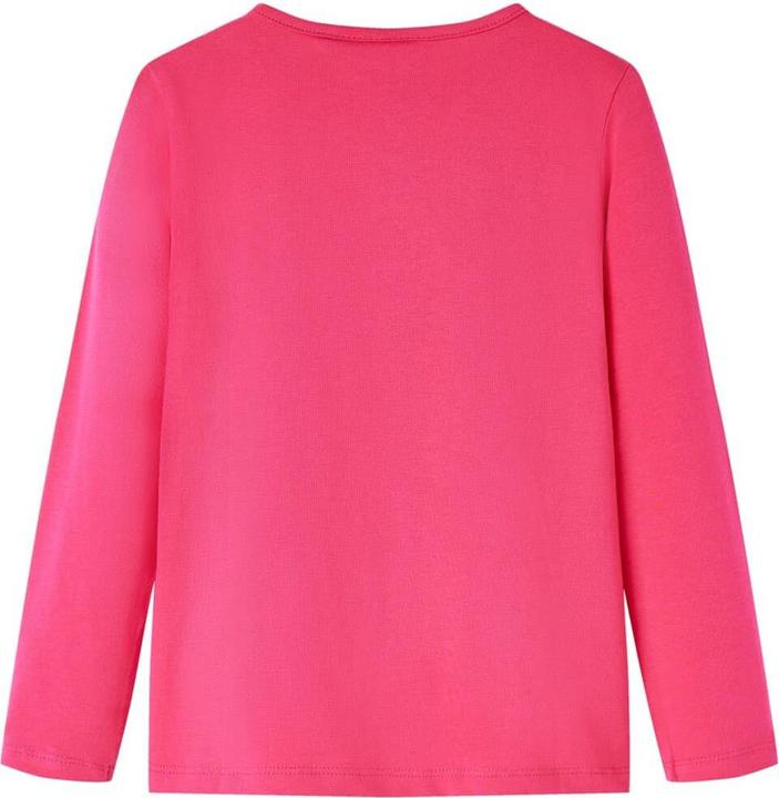 Produktbild VidaXL Kinder-Langarmshirt Knallrosa 140,Material: 95 % Baumwolle (140)