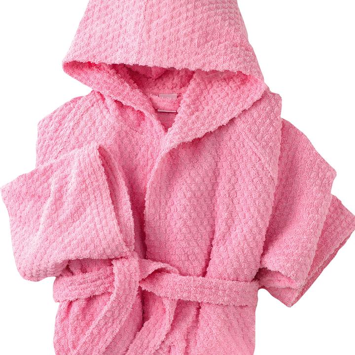 Produktbild Casativo Bademantel mit Wabendesign, unisex, Rosa-pastell, XL (XL)