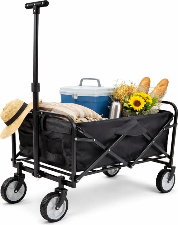 Produktbild Mojawo Faltbarer Bollerwagen Transportwagen Handwagen Gartenwagen mit Stahlrahmen