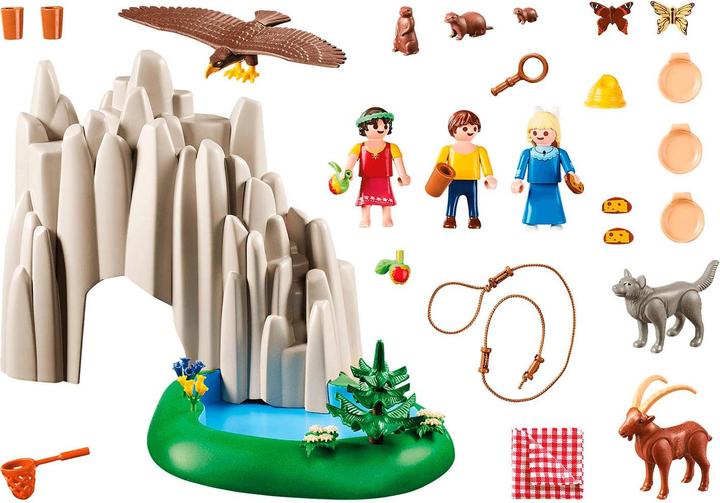 Actual product image Playmobil At the crystal lake with Heidi, Peter and Clara (70254, Playmobil Heidi)