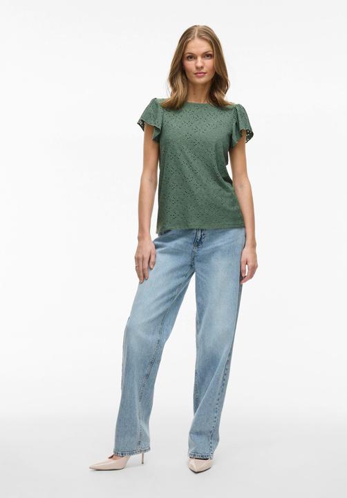 Actual product image Vila Rundhals Oberteil mit kurzen Ärmeln (M)