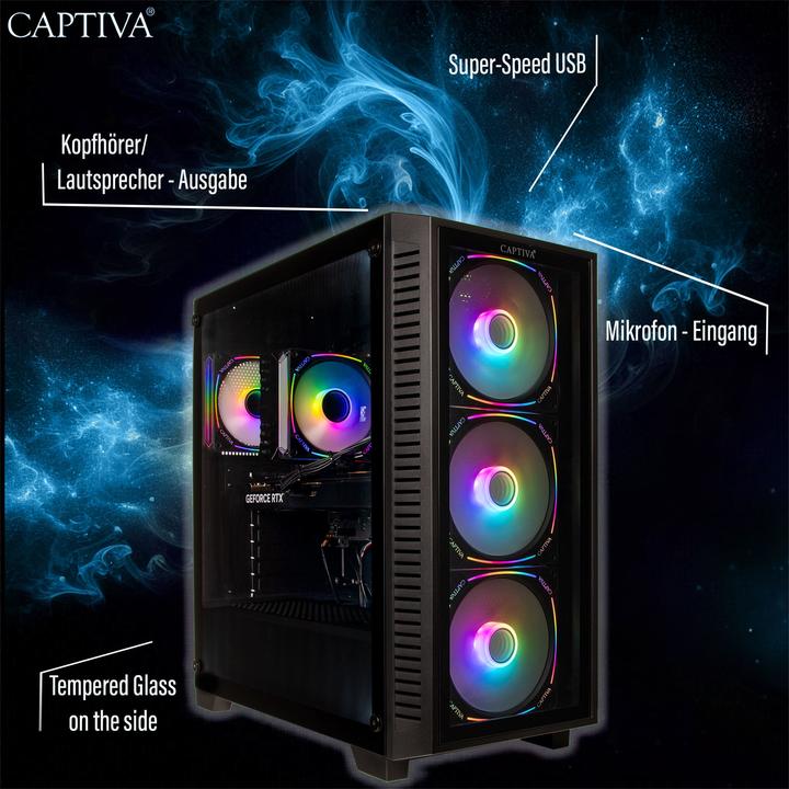 Produktbild Captiva R91-526 (AMD Ryzen 7 5700X, 32 GB, 1 TB, GeForce RTX 5060)