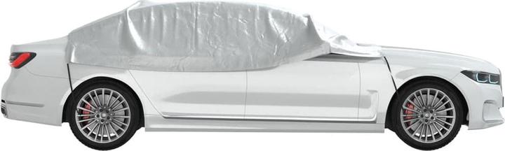 Actual product image vidaXL Car cover half garage with hook XL PEVA