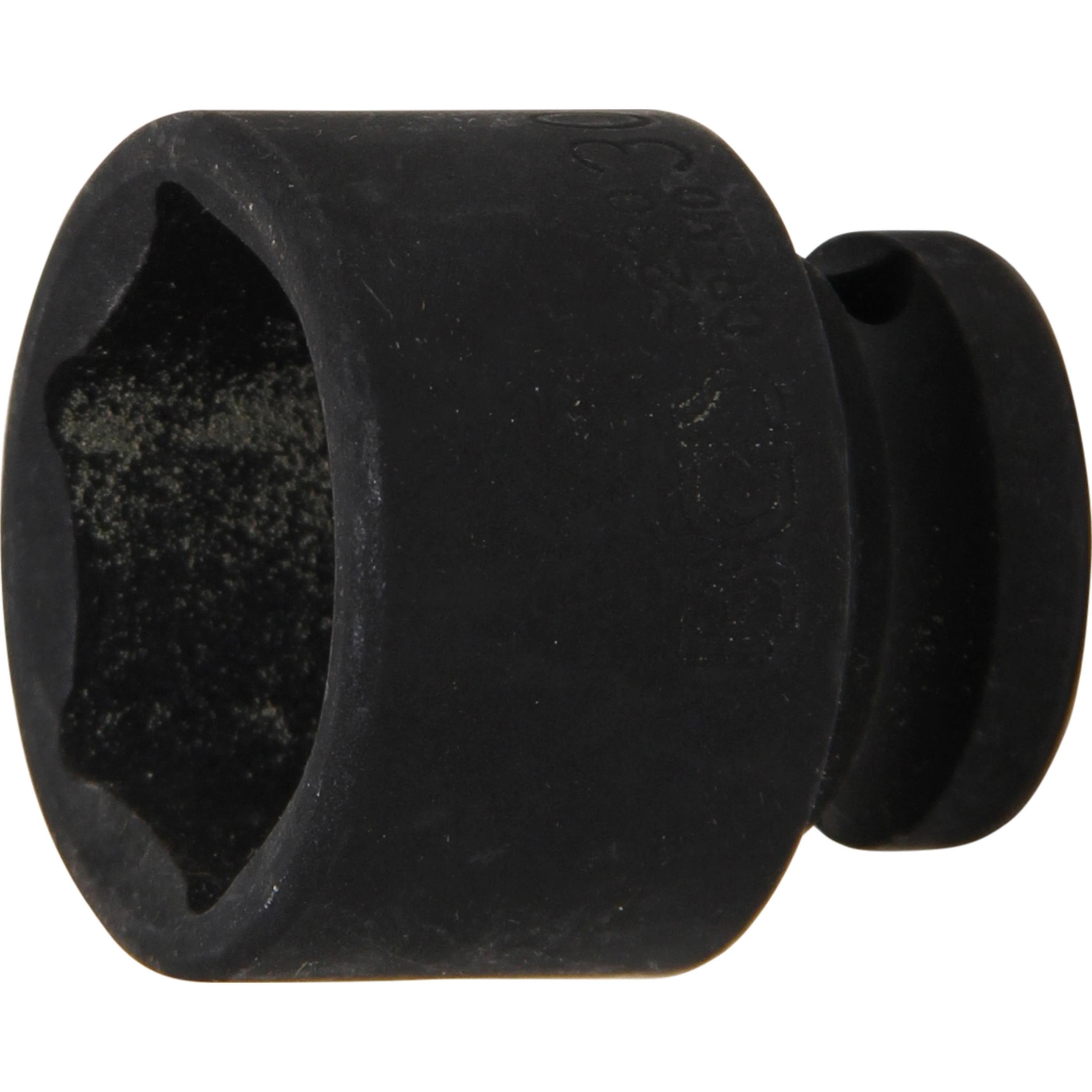 BGS, Steckschlüssel + Stecknuss, Kraft-Steckschlüssel-Einsatz Sechskant Antrieb Innenvierkant 12,5 mm (1/2") SW 30 mm (3...
