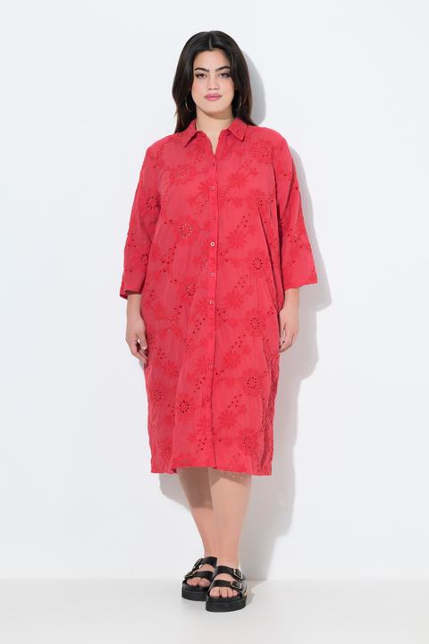Produktbild Angel of Style Hemdblusenkleid, A-Linie, Lochstickerei (50)