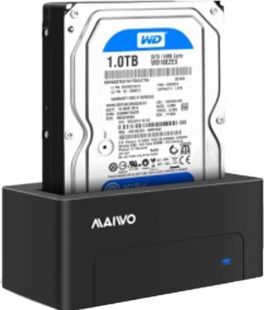 Deltacoimp Station d'accueil externe pour disque dur USBB 3.5" ou 2.5" USB 3.1 Gen1 5 Gbps