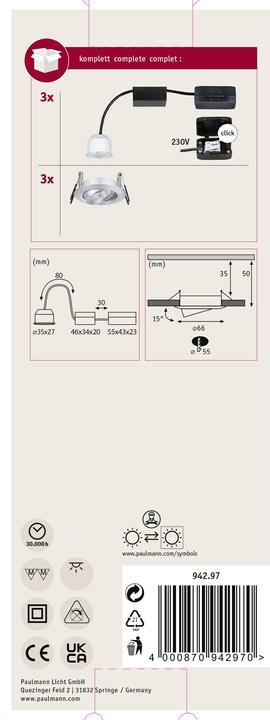 Actual product image Paulmann Nova Mini (310 lm)