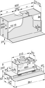 Produktbild Miele DAS 4940 (Flachschirmhaube)