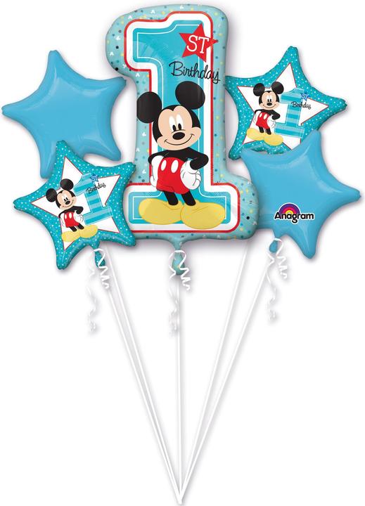 Image du produit Anagram Bouquet de ballons 1er Anniversaire Mickey Mouse