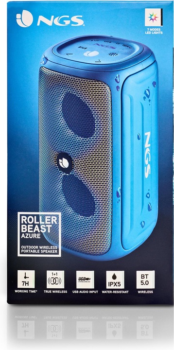 Produktbild NGS Roller beast azure (7 h, Stromversorgung über USB)