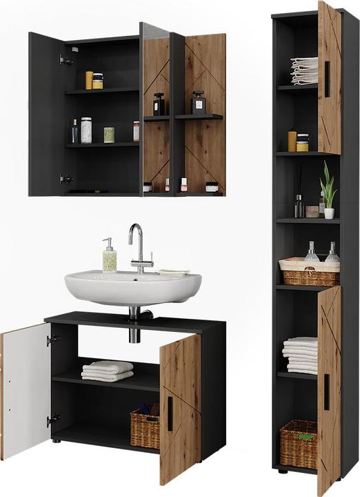 Anthracite/Artisan, Artisan oak, Charcoal