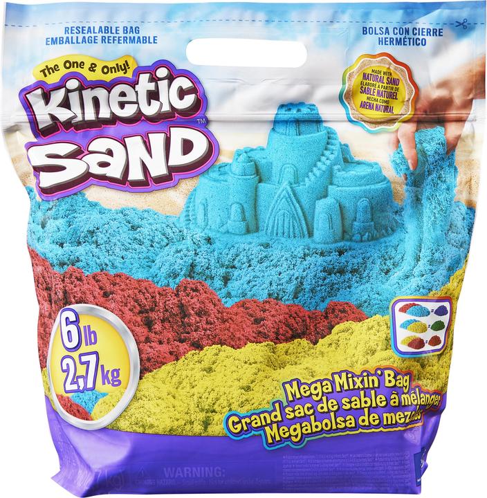 Spin Master Kinetic Sand - Primary Colour Bag - 2,7kg (6065104)