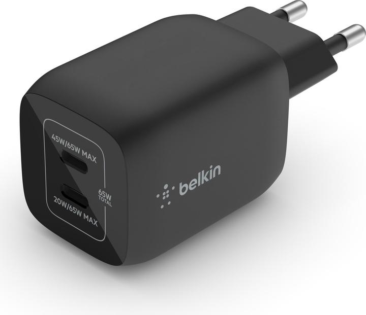 Actual product image Belkin Boost Charge Pro 2-Port GaN Charger (65 W)
