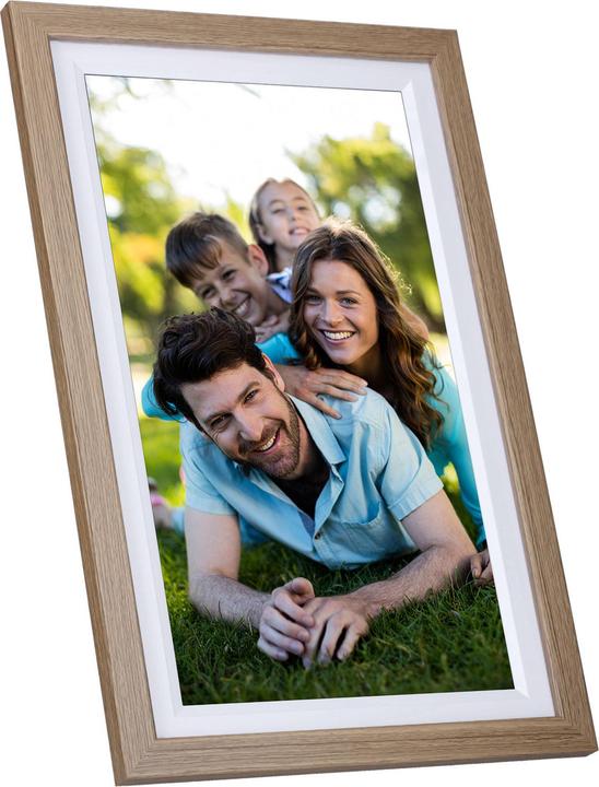 Actual product image Rollei Digitaler Bilderrahmen Smart Frame WiFi 152 Holzoptik Eiche (15.60", 1920 x 1080 pixels)