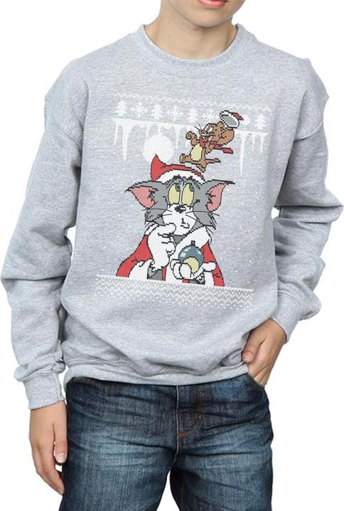 Produktbild Tom & Jerry Christmas Fair Isle Sweatshirt Jungen (152, 158)