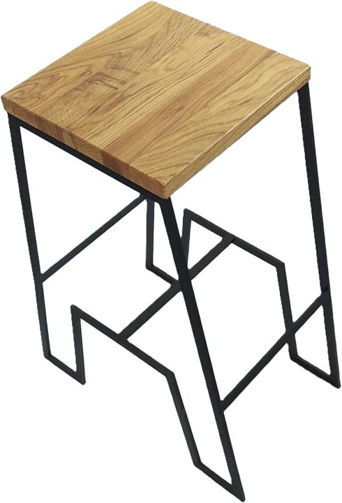 Actual product image OnFire Square bar stool black