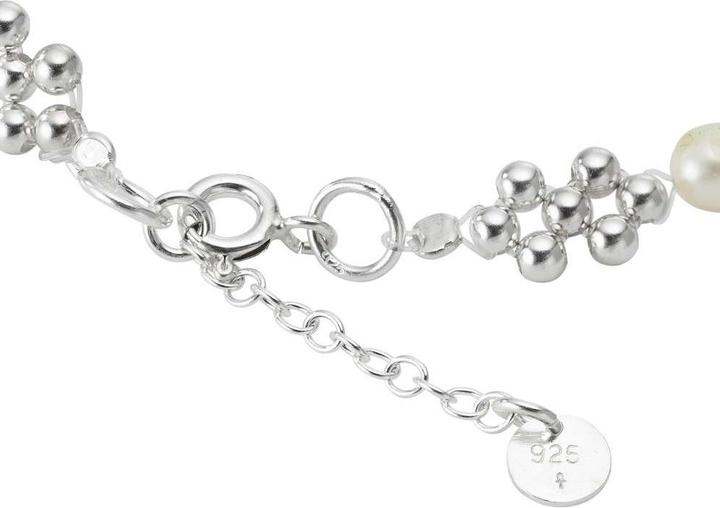 Produktbild Bijouteria Armband (20 cm, Silber 925, Süsswasserperle, Nylon)