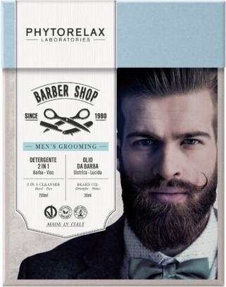 Image du produit Phytorelax Coffret cadeau Barber Shop 2 en 1 Nettoyant 200ml et Huile à barbe 30ml