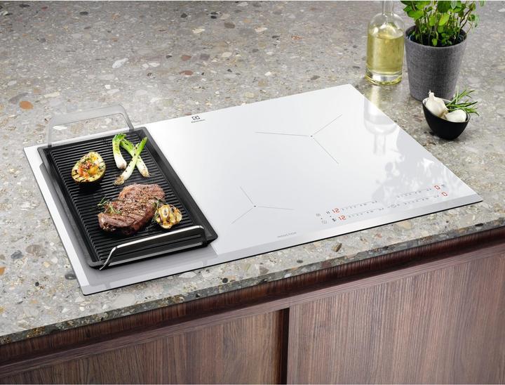 Actual product image Electrolux EIL83443BW White Built-in 78 cm Induction hob 4 Cooker(s)