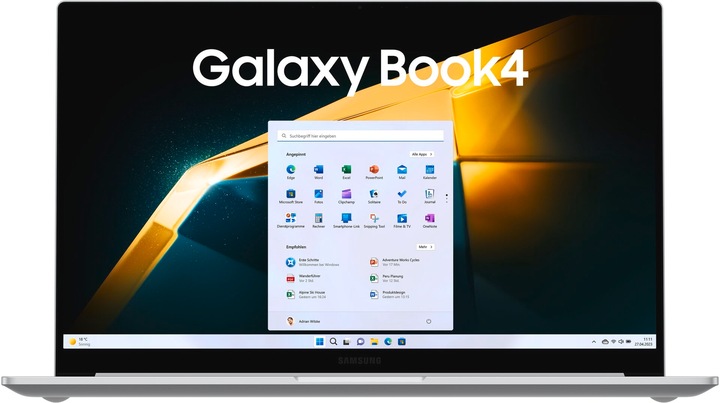 Produktbild Samsung Galaxy Book4 - 15,6 Zoll i5-120U 16 GB 512 GB W11H Platinum Silver (15.60", Intel Core 5 120U, 16 GB, 512 GB, DE)