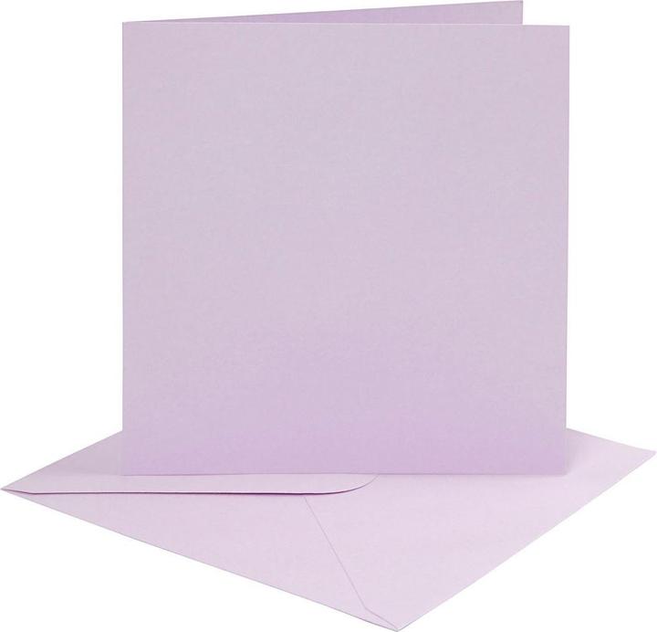 Produktbild Creativ Company Karten und Umschläge Hellviolett, 4 Stk. (4 Stk.)