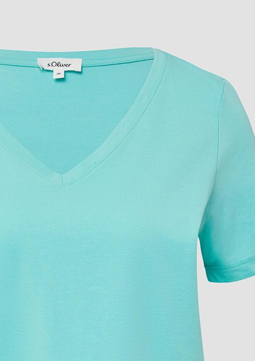 Produktbild S.Oliver T-Shirt T-Shirt mit V-Ausschnitt (46)