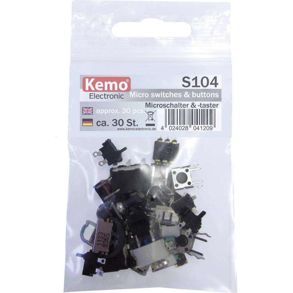 Kemo Microschalter-Set, Taster + Schalter