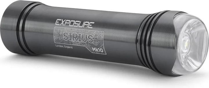 Actual product image Exposure Lights Sirius Mk9 City Lamp - with DayBright - Gun Metal Black (950 lm)