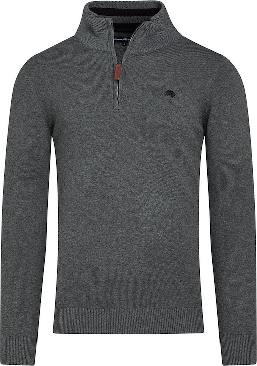 Immagine prodotto Raging Bull Classic Maglione Lavorato a maglia Cerniera ad un quarto Uomo (L)