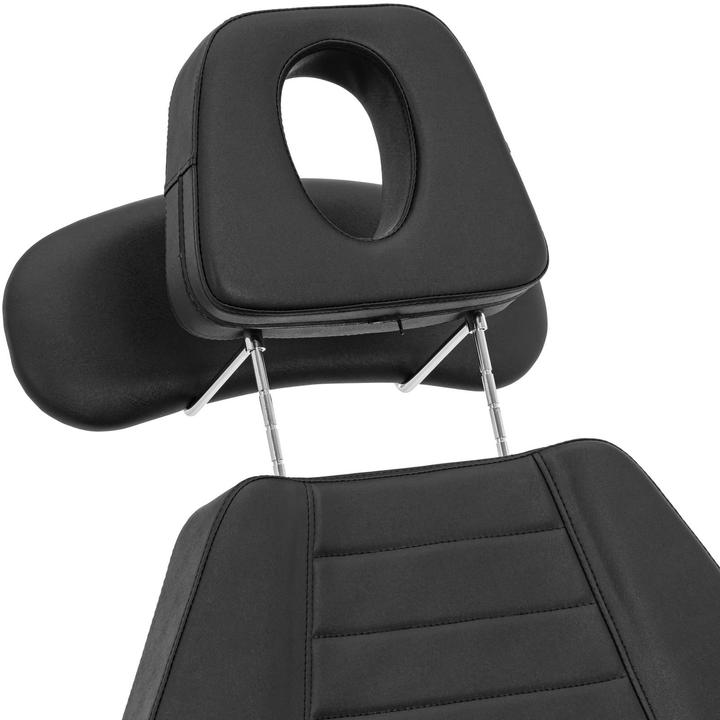 Produktbild Physa Tattooliege höhenverstellbar 300 kg Fusspedal schwarz Tattoostuhl Tätowierstuhl