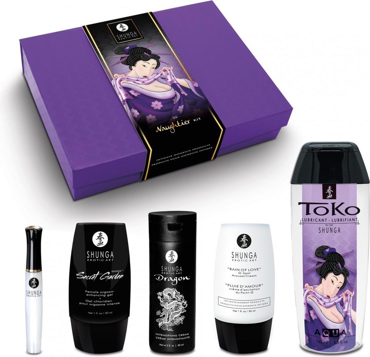 Actual product image Shunga Naughtier Kit