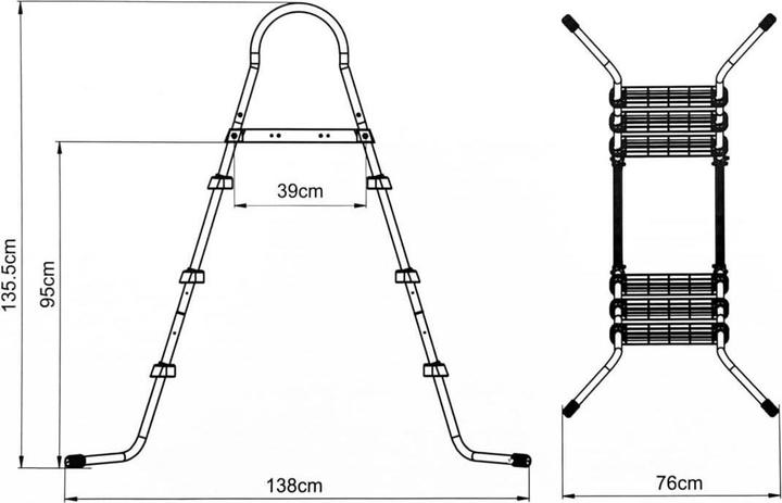 Image du produit Échelle pour piscines