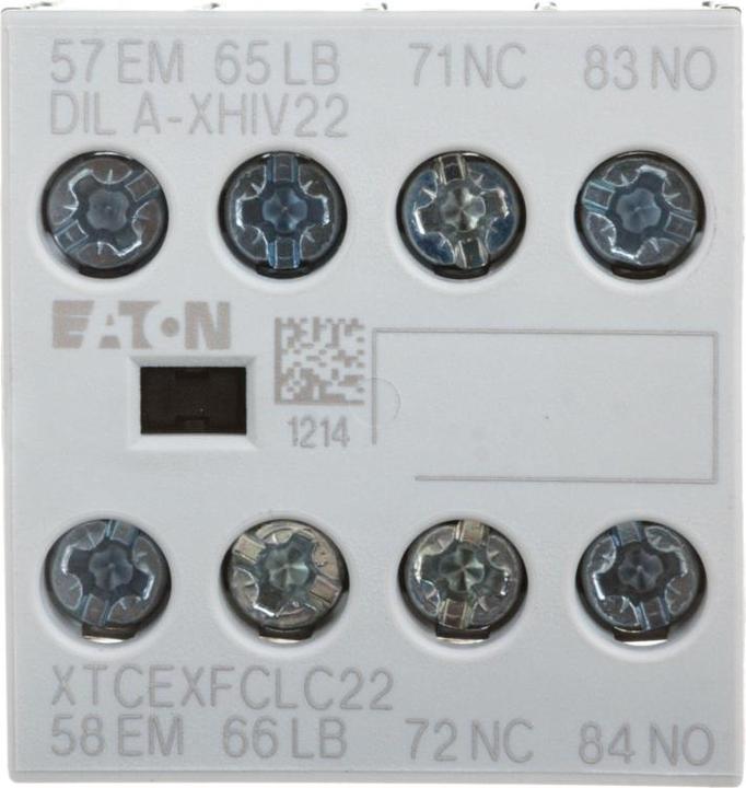 Produktbild Eaton DILA-XHIV22 276429 Hilfsschalterbaustein hoch 1S+1fS+1Ö+1s