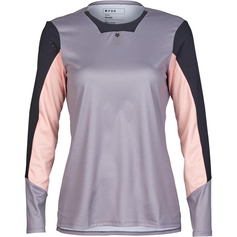 Fox, Damen, Velotrikot, Jersey 24 W Defend Ls Stn (M), Grau, M