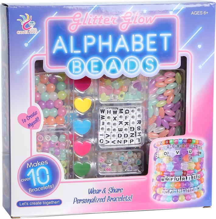 Actual product image Thimble Toys Glitter Glow Bead Set