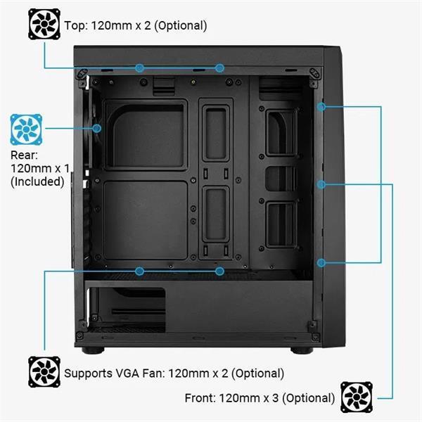 Produktbild AeroCool Bolt RGB (ATX, mATX, Mini-ITX)
