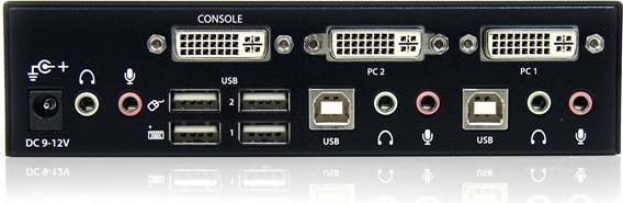 Image du produit StarTech Commutateur 2 Ports USB Dvi Kvm