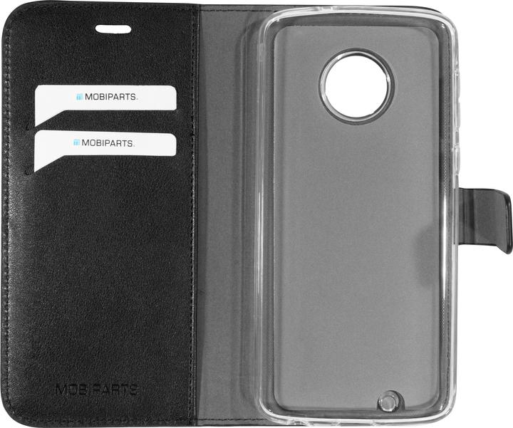 Actual product image Mobiparts Classic Wallet Case Motorola Moto G6 Black (Motorola Moto G6)