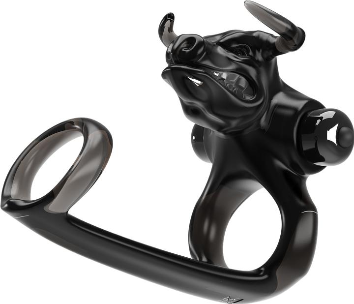 Pretty Love Bull Warrior - Penisring - Schwarz