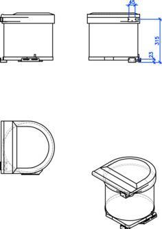 Produktbild Peka Metall Müllboy Big (32 l)