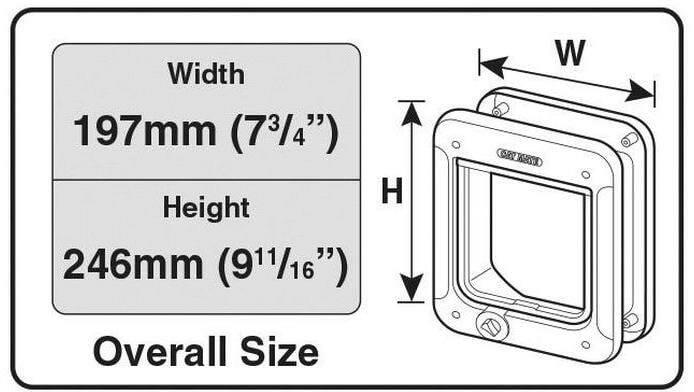 Image du produit Cat Mate Chatière 4 voies ® (Chatière magnétique)