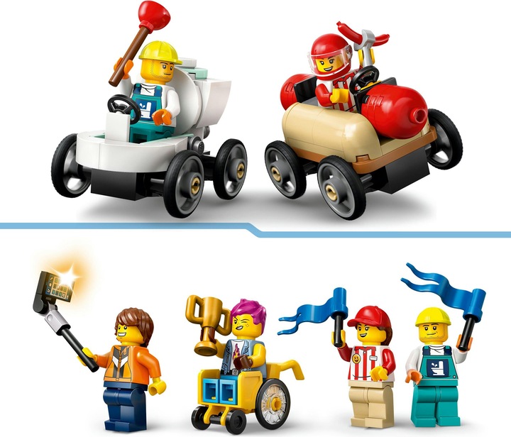 Actual product image LEGO Keine Limits: Seifenkistenrennen mit Rampe (60460, LEGO City)