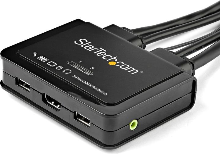 Produktbild StarTech .com 2-Port HDMI KVM Switch with Built-In Cables