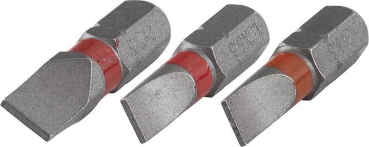 Produktbild wolfcraft 1 Bit-Set Solid 3-tlg. SL 0,8/1,0/1,2mm (Schraubschlitz, Sechskant (hexagonal))