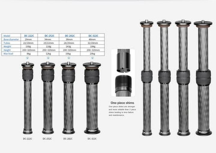 Actual product image Leofoto DC-322C (Tripod Centre column)
