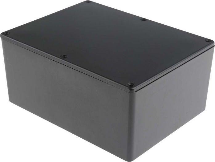 Produktbild RS PRO Gehäuse Aluminium 166x127x76mm schwarz (Gehäuse)