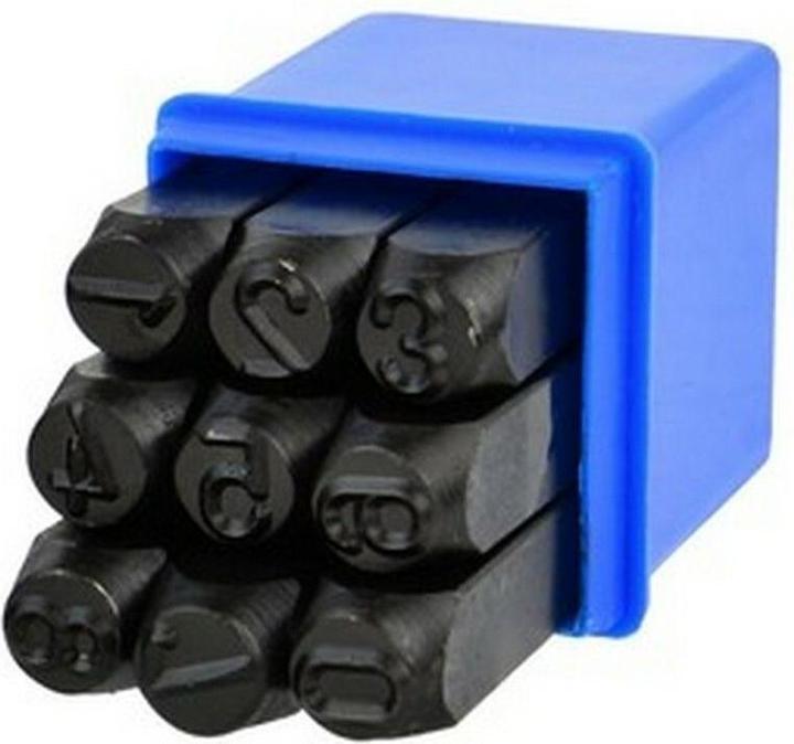 Produktbild GEKO Zahlenstanzer 10 mm, 9 St.