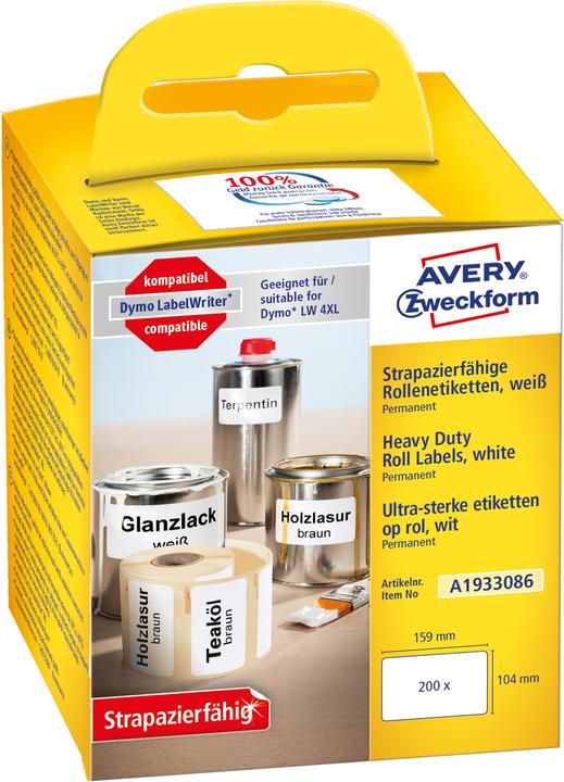 Produktbild Avery Rollen-Etiketten (10.40 cm)